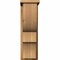 Ekena Millwork Ridgewood Rough Sawn Corbel w/Backplate, Western Red Cedar, 8"W x 14"D x 26"H COR08X14X26RID01RWR - alternate 3